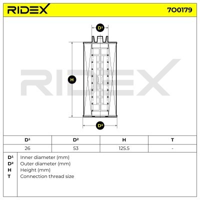 Oil Filter RIDEX 7O0179 7O0179 - photo 7