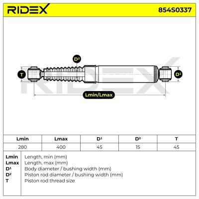 Shock Absorber RIDEX 854S0337 854S0337 - photo 7