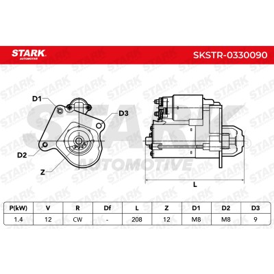 Starter Stark SKSTR-0330090 SKSTR-0330090 - photo 6