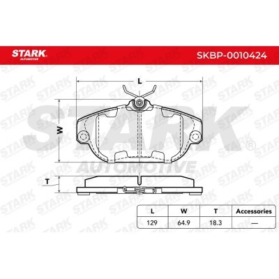 Brake Pads Set Stark SKBP-0010424 SKBP-0010424 - photo 4