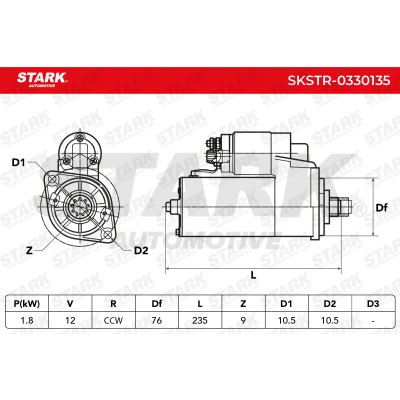 Starter Stark SKSTR-0330135 SKSTR-0330135 - photo 6