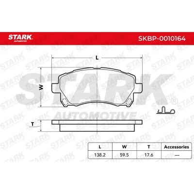 Brake Pads Set Stark SKBP-0010164 SKBP-0010164 - photo 3