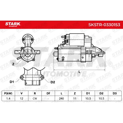 Starter Stark SKSTR-0330153 SKSTR-0330153 - photo 11
