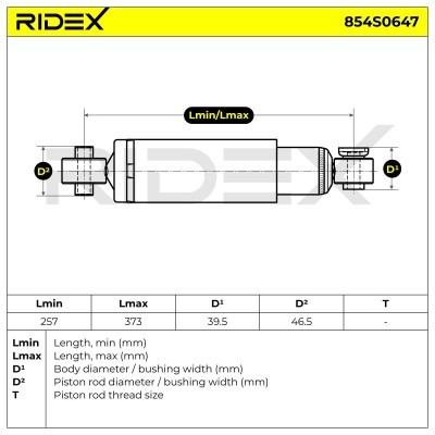 Shock Absorber RIDEX 854S0647 854S0647 - photo 5