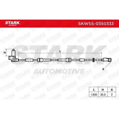 ABS Sensor Stark SKWSS-0350333 SKWSS-0350333 - photo 4