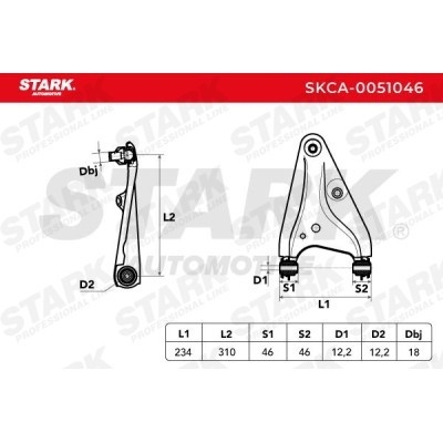 Control Arm Stark SKCA-0051046 SKCA-0051046 - photo 7