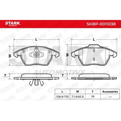 Brake Pads Set Stark SKBP-0011038 SKBP-0011038 - photo 4
