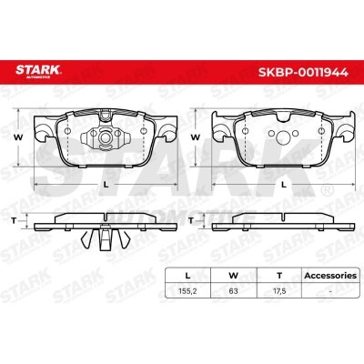 Brake Pads Set Stark SKBP-0011944 SKBP-0011944 - photo 5