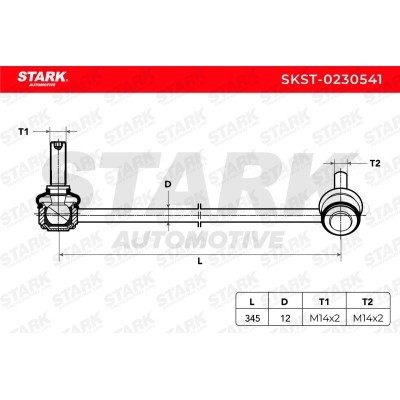Stabilizer Link Stark SKST-0230541 SKST-0230541 - photo 6