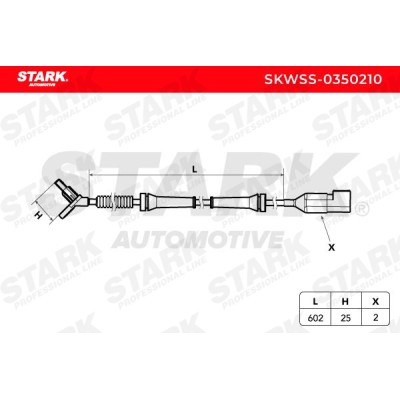 ABS Sensor Stark SKWSS-0350210 SKWSS-0350210 - photo 6