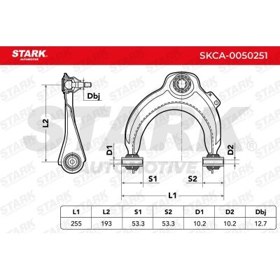 Control Arm Stark SKCA-0050251 SKCA-0050251 - photo 3
