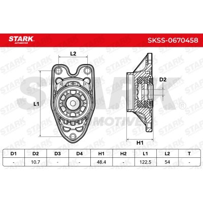 Strut Support Bearing Front Stark SKSS-0670458 SKSS-0670458 - photo 5