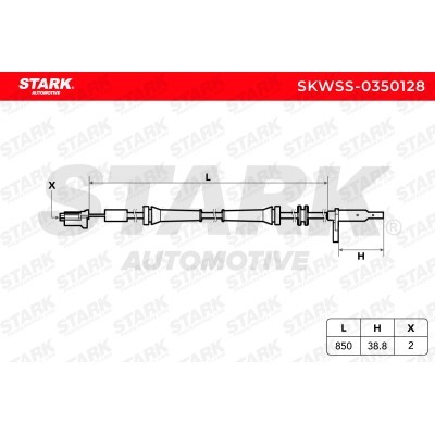 ABS Sensor Stark SKWSS-0350128 SKWSS-0350128 - photo 5