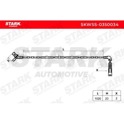 ABS Sensor Stark SKWSS-0350034 SKWSS-0350034 - photo 3