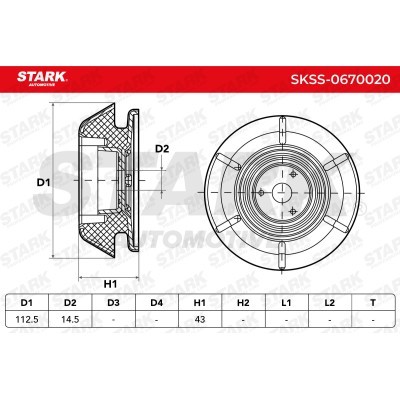 Strut Support Bearing Front Stark SKSS-0670020 SKSS-0670020 - photo 5