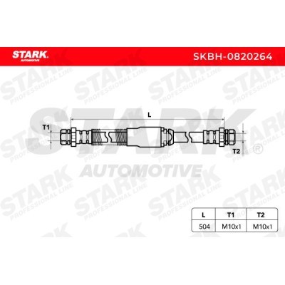 Brake Hose Stark SKBH-0820264 SKBH-0820264 - photo 6