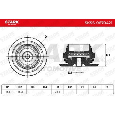 Strut Support Bearing Front Stark SKSS-0670421 SKSS-0670421 - photo 6