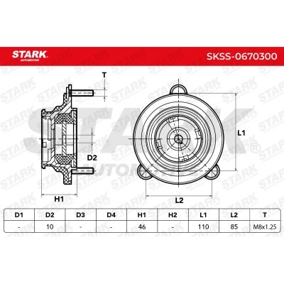 Strut Support Bearing Front Stark SKSS-0670300 SKSS-0670300 - photo 5