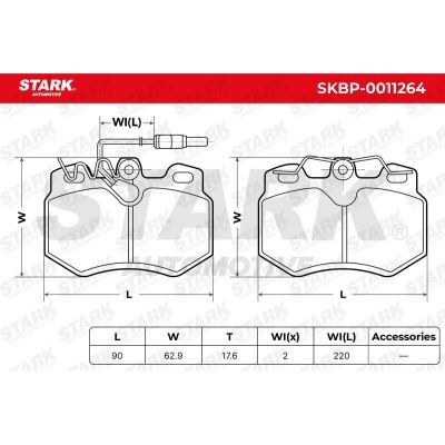 Brake Pads Set Stark SKBP-0011264 SKBP-0011264 - photo 7