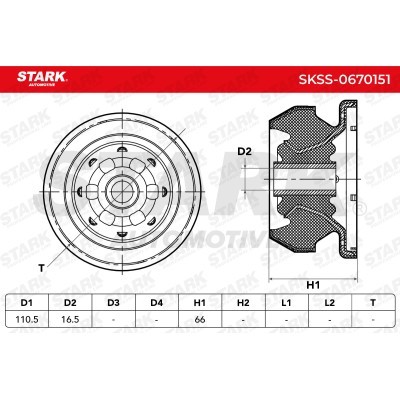 Strut Support Bearing Front Stark SKSS-0670151 SKSS-0670151 - photo 6