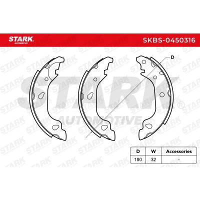 Brake Pads Set Stark SKBS-0450316 SKBS-0450316 - photo 6