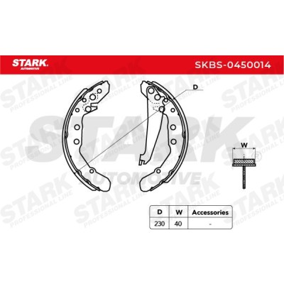 Brake Pads Set Stark SKBS-0450014 SKBS-0450014 - photo 5