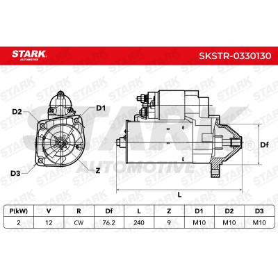 Starter Stark SKSTR-0330130 SKSTR-0330130 - photo 7