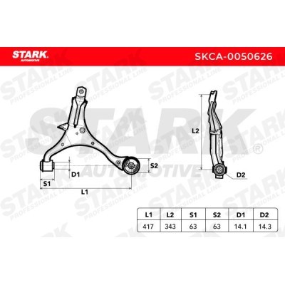 Control Arm Stark SKCA-0050626 SKCA-0050626 - photo 2