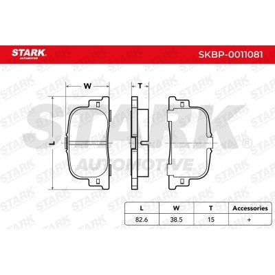 Brake Pads Set Stark SKBP-0011081 SKBP-0011081 - photo 6