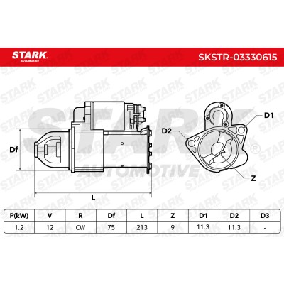 Starter Stark SKSTR-03330615 SKSTR-03330615 - photo 6
