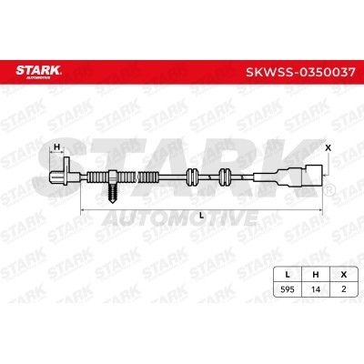 ABS Sensor Stark SKWSS-0350037 SKWSS-0350037 - photo 2