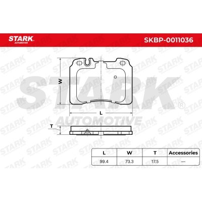 Brake Pads Set Stark SKBP-0011036 SKBP-0011036 - photo 3