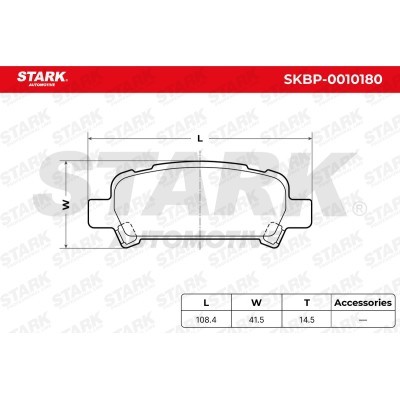 Brake Pads Set Stark SKBP-0010180 SKBP-0010180 - photo 5