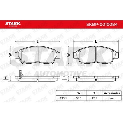 Brake Pads Set Stark SKBP-0010084 SKBP-0010084 - photo 3