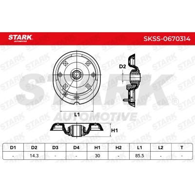 Strut Support Bearing Front Stark SKSS-0670314 SKSS-0670314 - photo 5