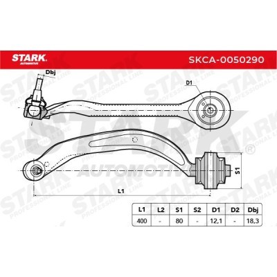Control Arm Stark SKCA-0050290 SKCA-0050290 - photo 3