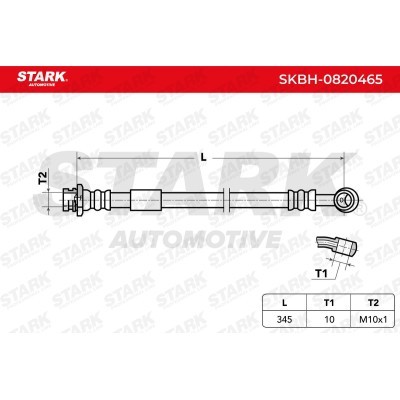 Brake Hose Stark SKBH-0820465 SKBH-0820465 - photo 7