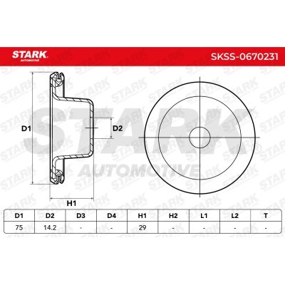 Strut Support Bearing Front Stark SKSS-0670231 SKSS-0670231 - photo 5