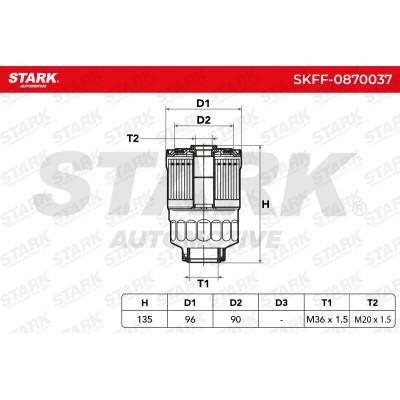 Fuel Filter Stark SKFF-0870037 SKFF-0870037 - photo 5