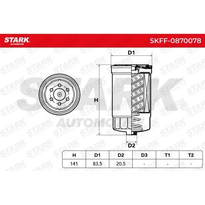 Fuel Filter Stark SKFF-0870078 SKFF-0870078 - photo 6