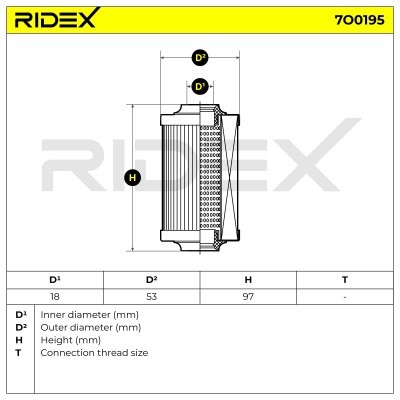 Oil Filter RIDEX 7O0195 7O0195 - photo 7