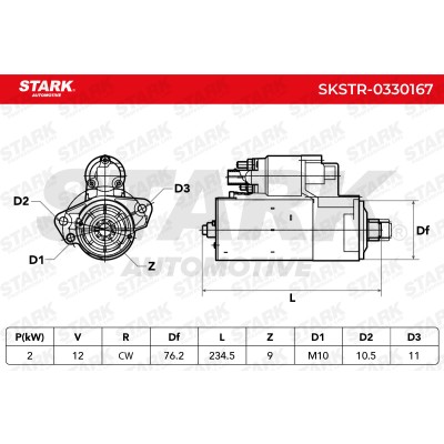 Starter Stark SKSTR-0330167 SKSTR-0330167 - photo 8