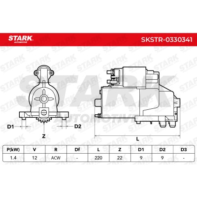 Starter Stark SKSTR-0330341 SKSTR-0330341 - photo 7