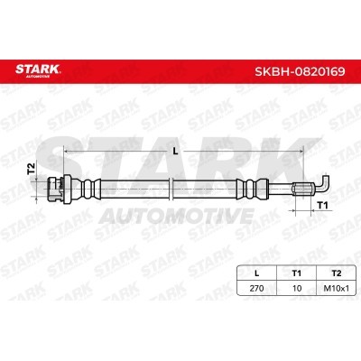 Brake Hose Stark SKBH-0820169 SKBH-0820169 - photo 4