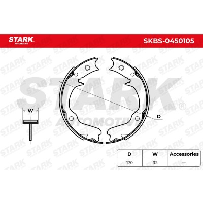 Brake Pads Set Stark SKBS-0450105 SKBS-0450105 - photo 4