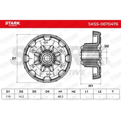 Strut Support Bearing Front Stark SKSS-0670476 SKSS-0670476 - photo 5