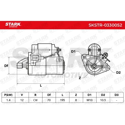 Starter Stark SKSTR-0330052 SKSTR-0330052 - photo 7