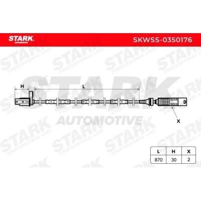 ABS Sensor Stark SKWSS-0350176 SKWSS-0350176 - photo 6