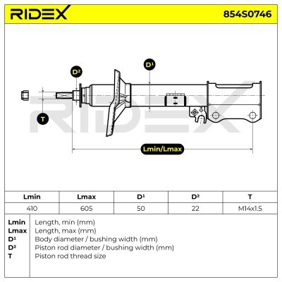 Shock Absorber RIDEX 854S0746 854S0746 - photo 6
