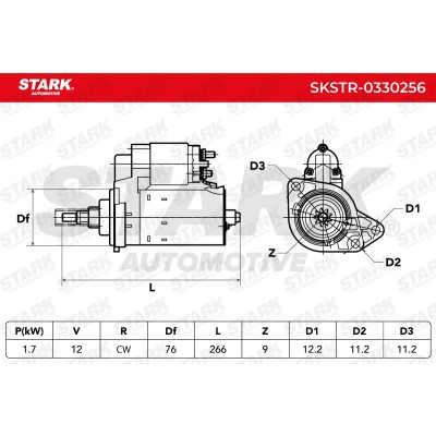 Starter Stark SKSTR-0330256 SKSTR-0330256 - photo 7